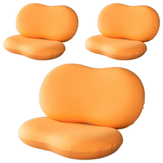 超柔仿軟乳膠貓肚枕 柔軟舒適, 55 x 35 x 10cm, 3個