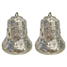 刻花鐘 Set 2 200mm 塑膠材質, EB002-200, 2組