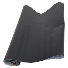 自黏背膠皮革修補貼片, 135x70cm, 黑色, 1個