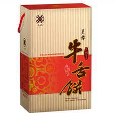 美雅宜蘭餅 薄脆蜂蜜牛舌餅禮盒, 60g, 2盒