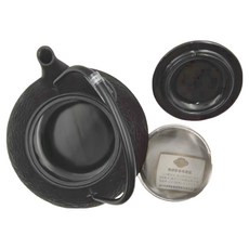 IWACHU 岩鑄 5型急須 附濾網 松葉黒色, 鐵製 650ml 日本製造, 1個