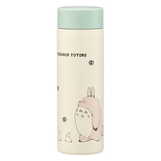 Skater 不鏽鋼隨行杯, 米白色 + 綠色, 350ml, 1個