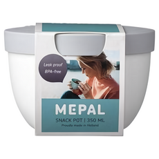 MEPAL 隨行點心罐 密封防漏設計, 白色, 1個