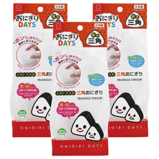 KOKUBO 小久保 Onigiri Days 三角飯糰模型組 日本製造 2尺寸飯糰, 3組, 透明