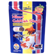 Hikari 高夠力 金魚主食 魚飼料 Baby顆粒 浮水性 - 適用於快速成長的金魚和錦鯉魚苗, 300g, 1包