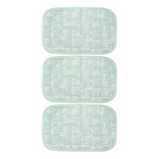 咕沛日常 寵物涼感墊/寵物涼墊/冰絲涼墊, 3個, 綠色白熊