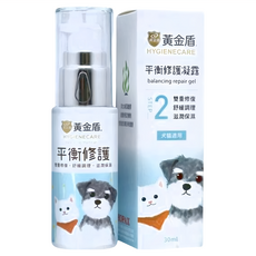 黃金盾 寵物平衡修護凝露, 添加褐藻醣膠 啟動穩定機制, 左旋麩醯胺酸 溫和滋潤修護, 雙重修護 舒緩調理 滋潤保濕 犬貓適用, 30ml, 1瓶