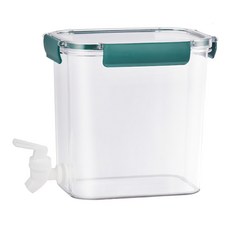 FAmILyLIFE 生活 冰沁多功能全密封儲物冰水壺 YG-198-GR 20 x 14.5 x 19.5cm 480g, 深湖綠, 3.5L, 1個