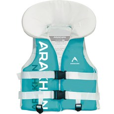 arakhan V1 游泳夾克 15kg 救生衣, 白色 + 綠色