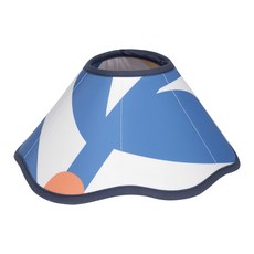 Hidream 寵生幾何 寵物錐形柔軟伊莉莎白頸圈 可調節大小 防水材質, S, 釉藍色, 1個