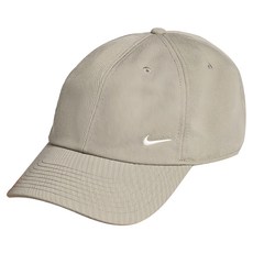 NIKE 耐吉 棒球帽/運動帽/遮陽帽 U NK CLUB CAP U CB SM SWSH L FZ5698-320, 灰色, 1個