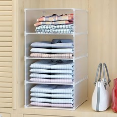 PLENO 衣櫃整理箱/收納托盤生活箱, 1個, 半透明