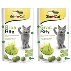 Gim Cat 俊寶俊喵 貓草錠, 幫助排出毛球, 補充營養, 無添加糖, 無穀物, 50g, 貓草, 2包