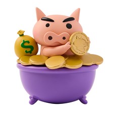 Shinchan 蠟筆小新 閃亮亮 肥嘟嘟左衛門,可愛造型模型玩具, 1個