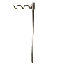 日月鉄工所 衣架配件小燈掛, 鋁合金碳鋼銅材質, 黑色, 1個