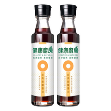 健康廚房 經典醇釀醬油, 美國非基改黃豆片, 古法釀造150天自然發酵, 300ml, 2瓶