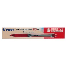 PILOT 百樂 按鍵鋼珠筆 BXRT-V5-B 0.5mm, 紅色, 12支