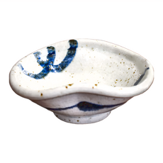 日本製佐和陶瓷 變形缽 Set 1個 16x13x6.5cm 250mL, 吳須染