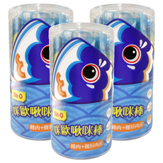 Me-O 咪歐 啾咪棒肉泥, 營養補充, 便攜設計, 多種口味, 條狀包裝, 雞肉 + 雞肝口味, 540g, 3罐