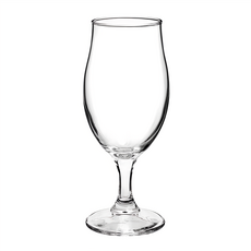 pulsiva Cologne高腳啤酒杯, 玻璃材質, 261ml, 義大利製, 直徑7 x 高16.7cm;杯口內徑5cm, 1個