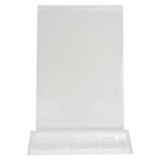 W.I.P 台灣聯合文具 25K T型目錄架 壓克力展示架 16.5x24cm, T1724, 1個