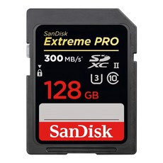 SanDisk 晟碟 Extreme Pro SDXC 300MB/s R 260MB/s W V90記憶卡, 128GB, 1個