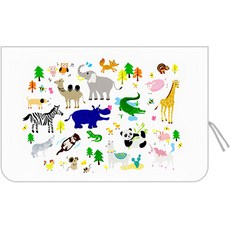 兔兔汽車遮陽罩askin+繩子隨機發貨 01 動物園(遮光款)+繩子(隨機出貨) 1組 73 x 53cm