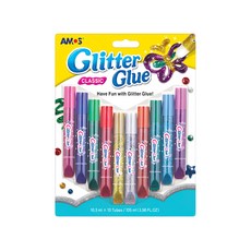 AMOS 阿摩司 金蔥膠 經典款, 10色, 1組