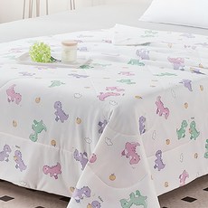 LoveCity 寢城之戀 裸睡系列 100%涼感紗 細緻柔軟冰絲 冰冰被(侏儸紀/150x200公分), 1入