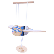 KCFriends 翱翔K哥 木製手作玩具 DIY 親子互動 5歲以上, 1入, 藍色