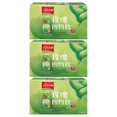 天地合補 青木瓜玫瑰四物飲 添加青木瓜精華 促進新陳代謝 補充鐵質 養成美好體質, 6瓶, 120ml, 3盒