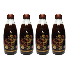 羅董 台灣在地有機黑糖黑木耳飲 無添加香料及防腐劑, 245ml, 4瓶