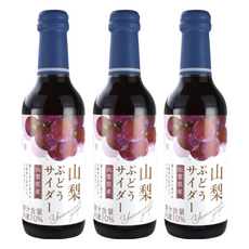 木村飲料 山梨葡萄風味汽水，果汁含量10%, 240ml, 3瓶