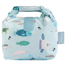 agooday 好日子 Pockeat 食物袋 小 我不是海鮮 環保食物袋 100% Polyester聚酯纖維 台灣製, 2L, 1個