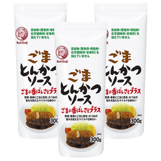 Bull-Dog 芝麻豬排用醬, 300g, 3瓶
