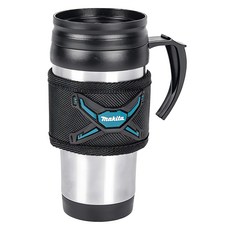Makita 牧田 保溫杯 附支架袋, 黑色 + 銀色, 400ml, 1個