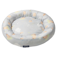 Dogfeet 極致涼感圓形床 水豚灰, 1個