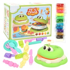 OZ TOY Play Color Dough幼兒用黏土組 青蛙漢堡 550g 1組