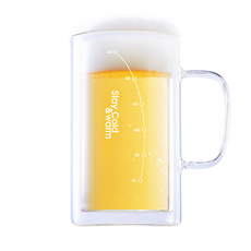 cook power 鍋寶 雙層玻璃沁透杯 660ml DGS-660, 透明色, 1個