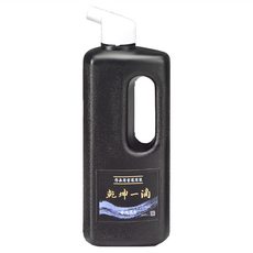 Kuretake 吳竹 墨汁 乾坤一滴 普通濃度 藍色標, 360ml, 1瓶