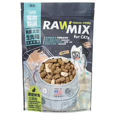 LitoMON 怪獸部落 全貓齡 美國太空凍乾生肉糧, 兔 + 雞, 140g, 1包