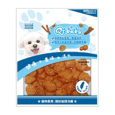 Qt baby 寵物零食 新鮮雞肉製成 低溫烘焙 營養美味 犬用點心, 芝麻雞肉圓片, 140g, 1包