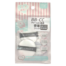 BELLE MADAME 貝麗瑪丹 智慧透氣粉撲 2個, 白色, 1包
