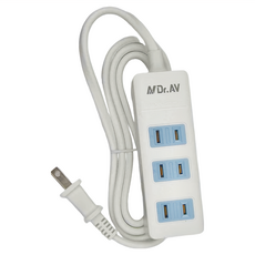 Dr.AV 聖岡科技 炫麗2P 3插安全延長線 - 110V 60Hz, 125V, 1650W, 1.2m, TX-700, 1個