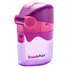 WOW Cup Snack Pals 魔法餅乾盒, 6oz, BPA Free, PVC Free, 適用年齡 18個月以上, 紫色, 1個