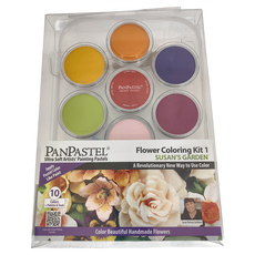 PANPASTEL 軟質藝術家盤粉彩餅 花卉色系 純色顏料 美國產, 10色, 1組