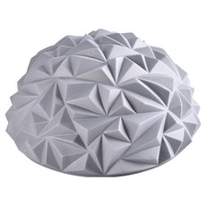 THE ONE UNITED 鑽石紋波速球 半圓平衡球 16 x 9cm 灰色 - 瑜珈健身平衡訓練器材