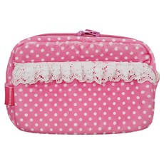 Skater 濕紙巾收納包 絨布 頭型, Hello Kitty 粉點, 1個