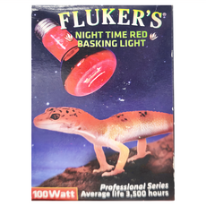 FLUKER’S 紅外線聚熱燈泡 100W, 紅色, 1個
