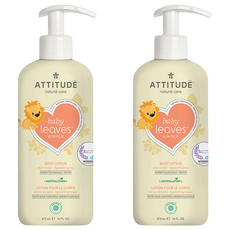 ATTITUDE 艾特優 嬰幼兒身體乳 梨花蜜 473ml, 2瓶